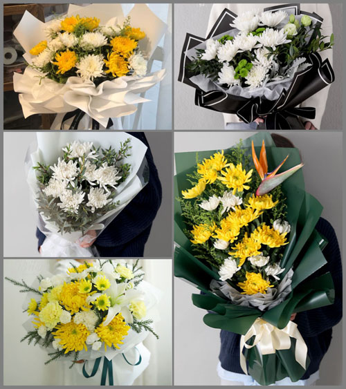广东肇庆市怀集县岗坪镇红星村白事花束代送